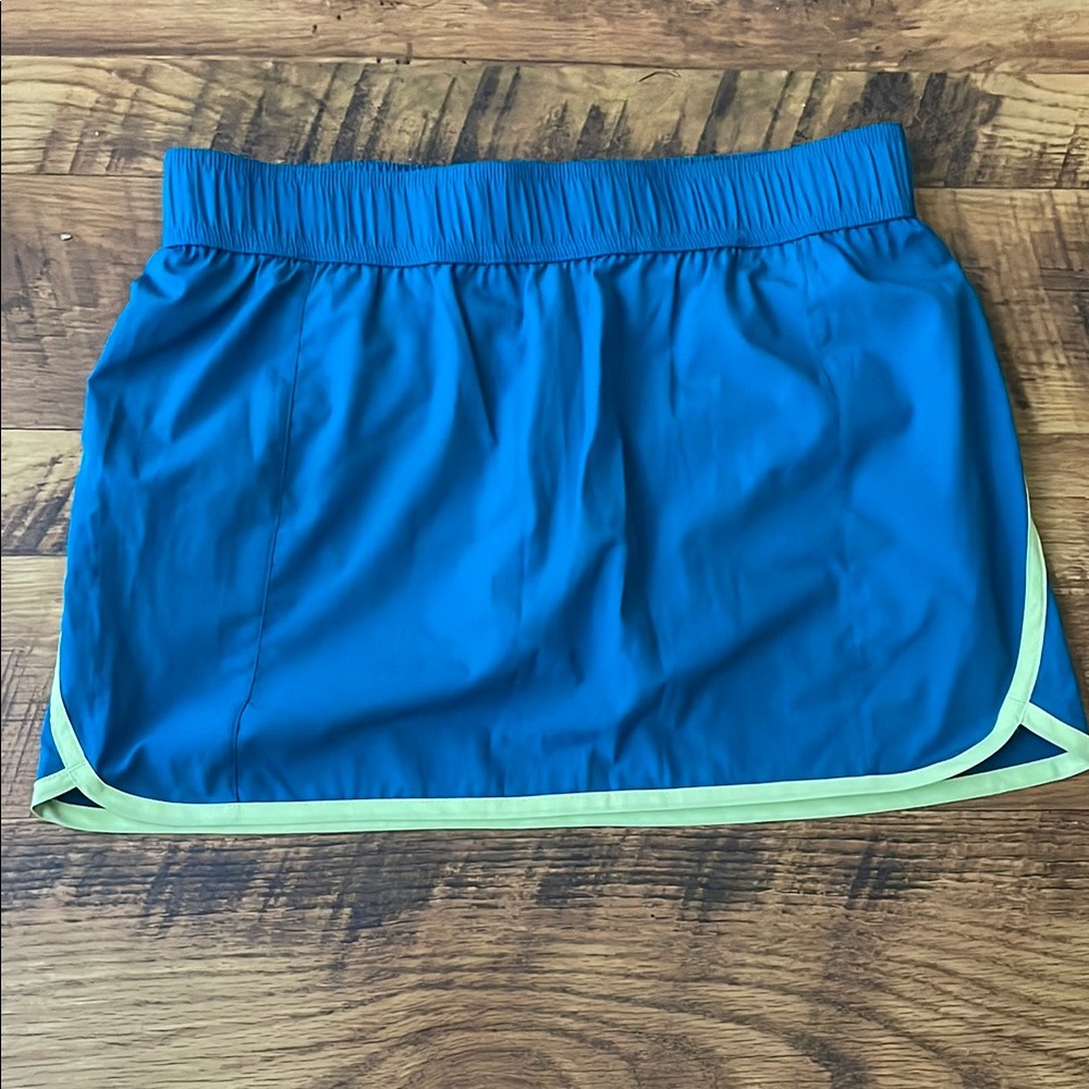 Columbia Athletic Skort with Yellow/Green Trim